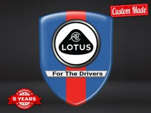 Lotus Logosticker Gedruckt Limitiert Hochwertig Robust